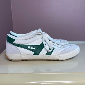 Gola White and Green Sneakers